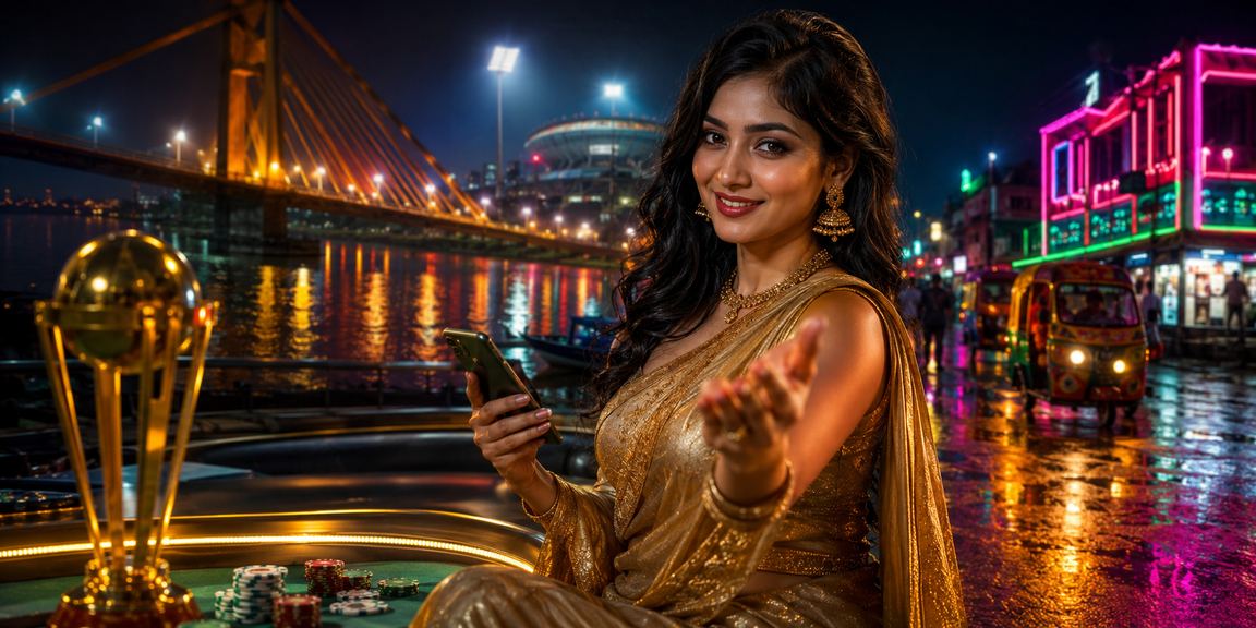 ময়মনসিংহে শাড়ি পরা নারী tbajee 16 অ্যাপে ক্রিকেট বেটিং করছেন